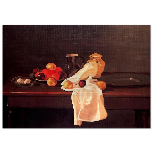 STILL LIFE WITH ORANGES 1931 - Andre Derain Brushed Aluminum Print - 70x100 cm / 28x40 inches | Andre Derain Aluminum Print | Andre Derain Prints