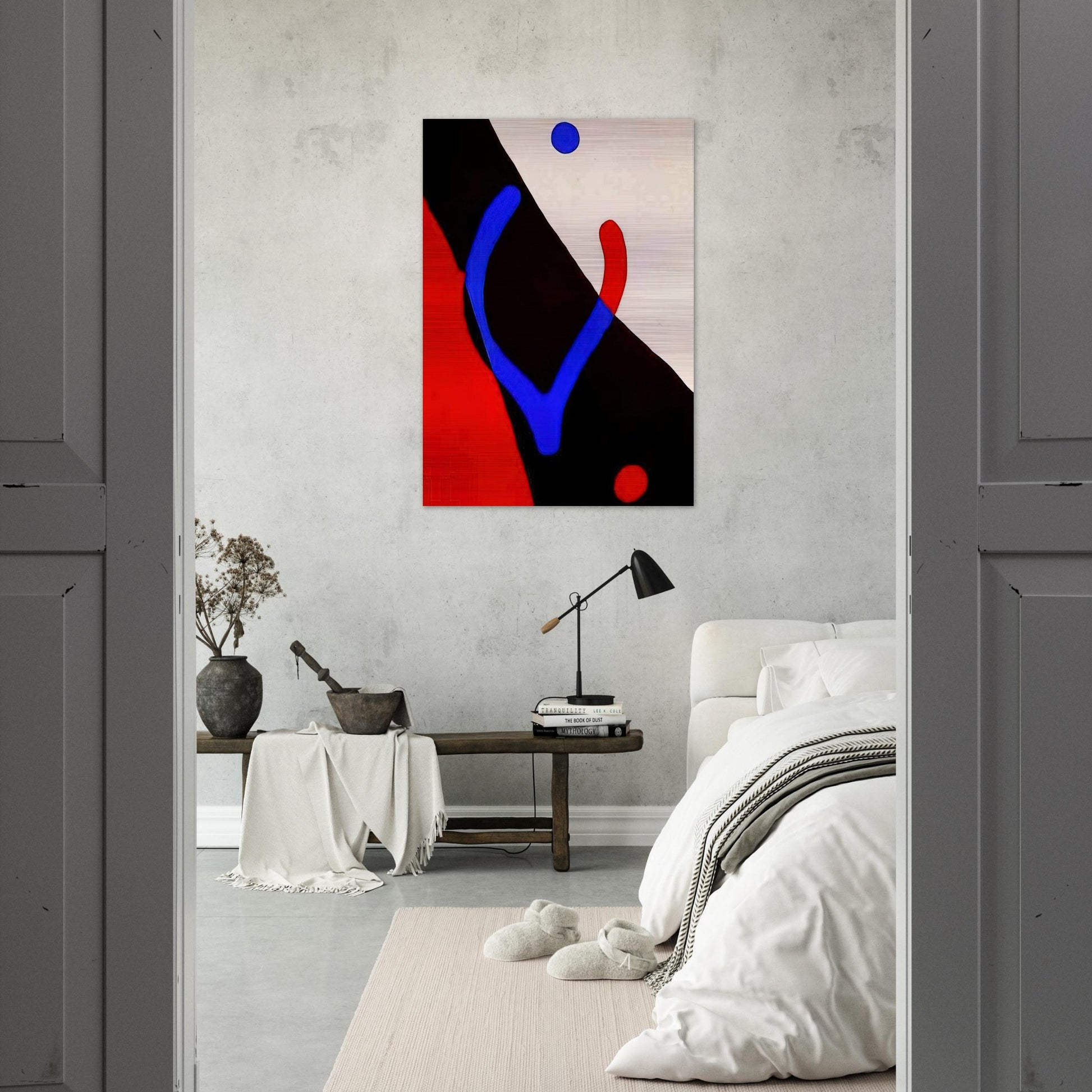 Frond and navel - Jean Arp Brushed Aluminum Print - 70x100 cm / 28x40 inches | Jean Arp Aluminum Print | Jean Arp Prints