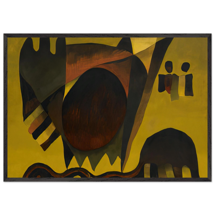 Indian Summer - 1941 - Arthur Dove 70x100 cm / 28x40 inches Framed Art Print – Black Wooden Frame