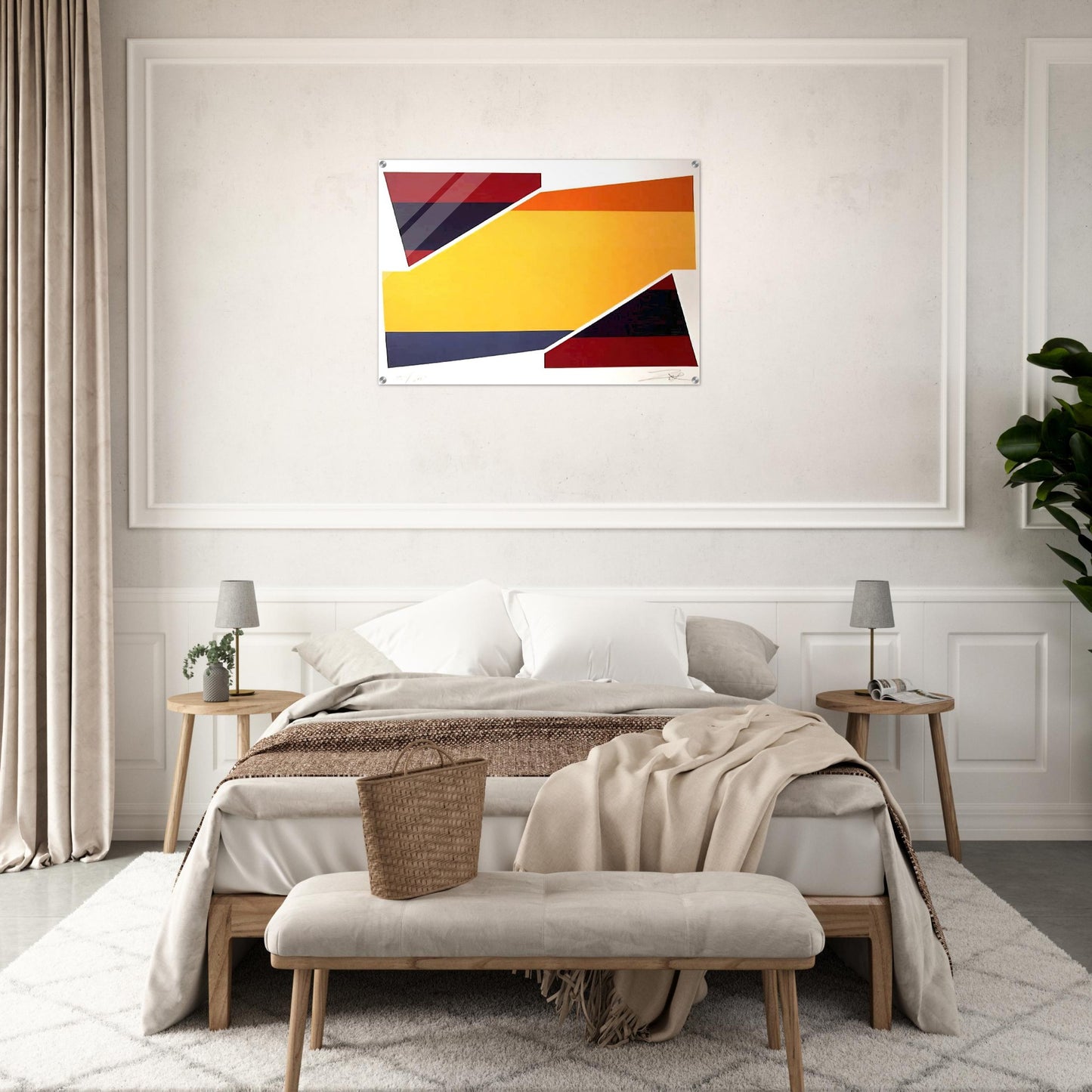 Rotation II - 1980 - Larry Zox Acrylic Print - 70x100 cm / 28x40″ inches