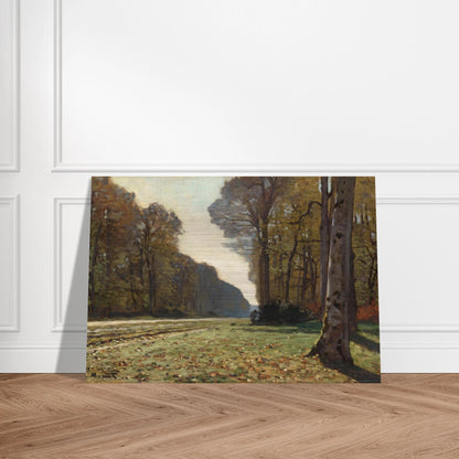 The Pave de Chailly - claude monet Brushed Aluminum Print - 70x100 cm / 28x40 inches | claude monet Aluminum Print | claude monet Prints