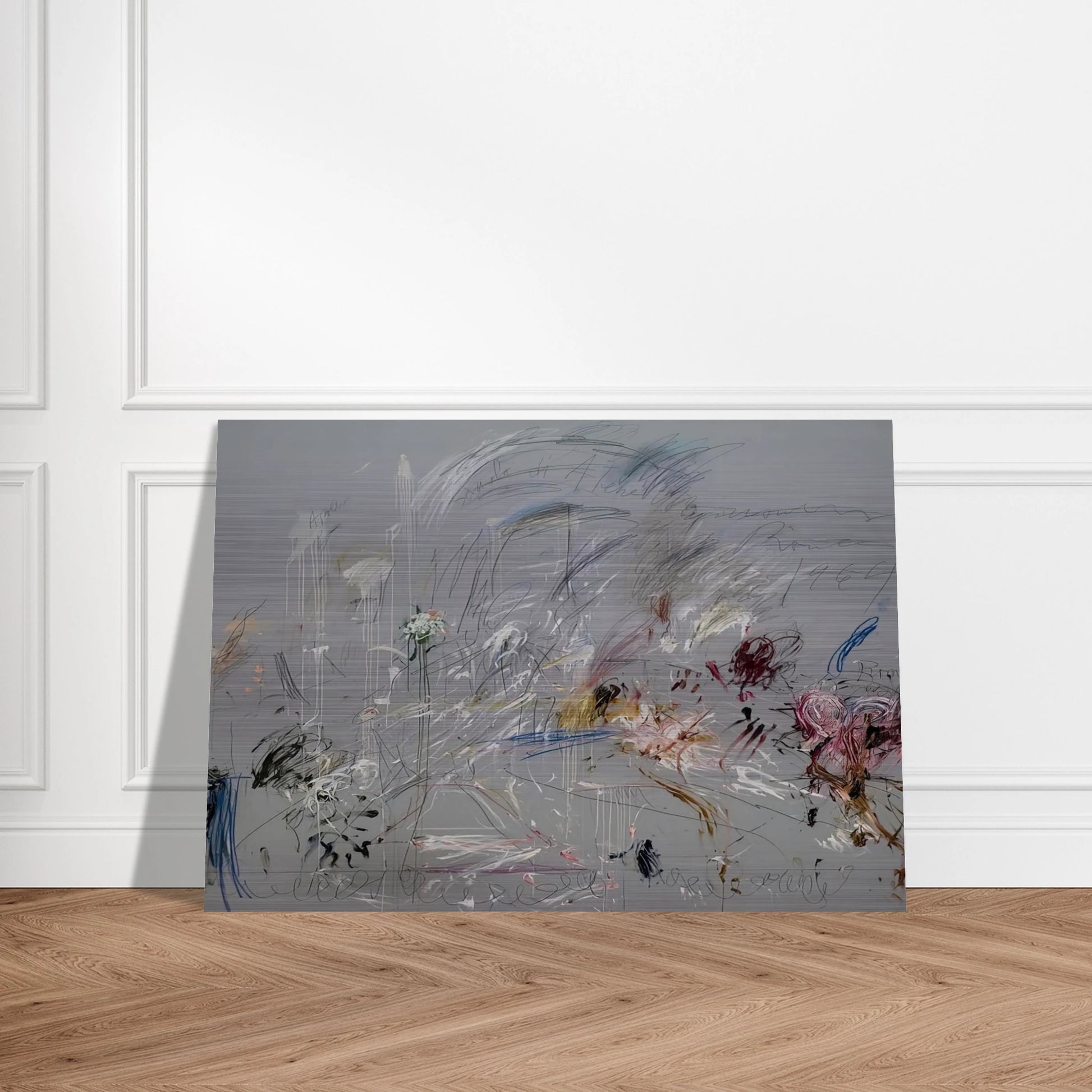 School of Athens - Cy Twombly Brushed Aluminum Print - 70x100 cm / 28x40 inches | Cy Twombly Aluminum Print | Cy Twombly Prints