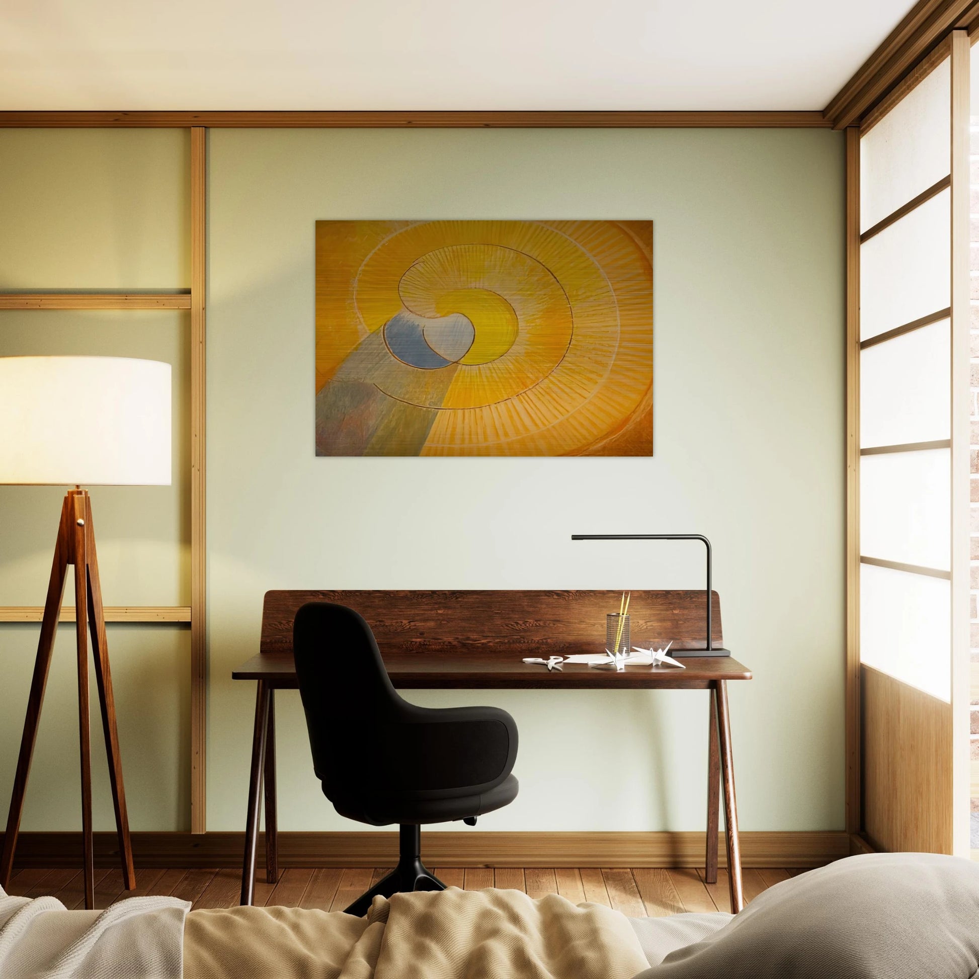 Abstraction - 1964 - Lawren Harris Brushed Aluminum Print - 70x100 cm / 28x40 inches | Lawren Harris Aluminum Print | Lawren Harris Prints