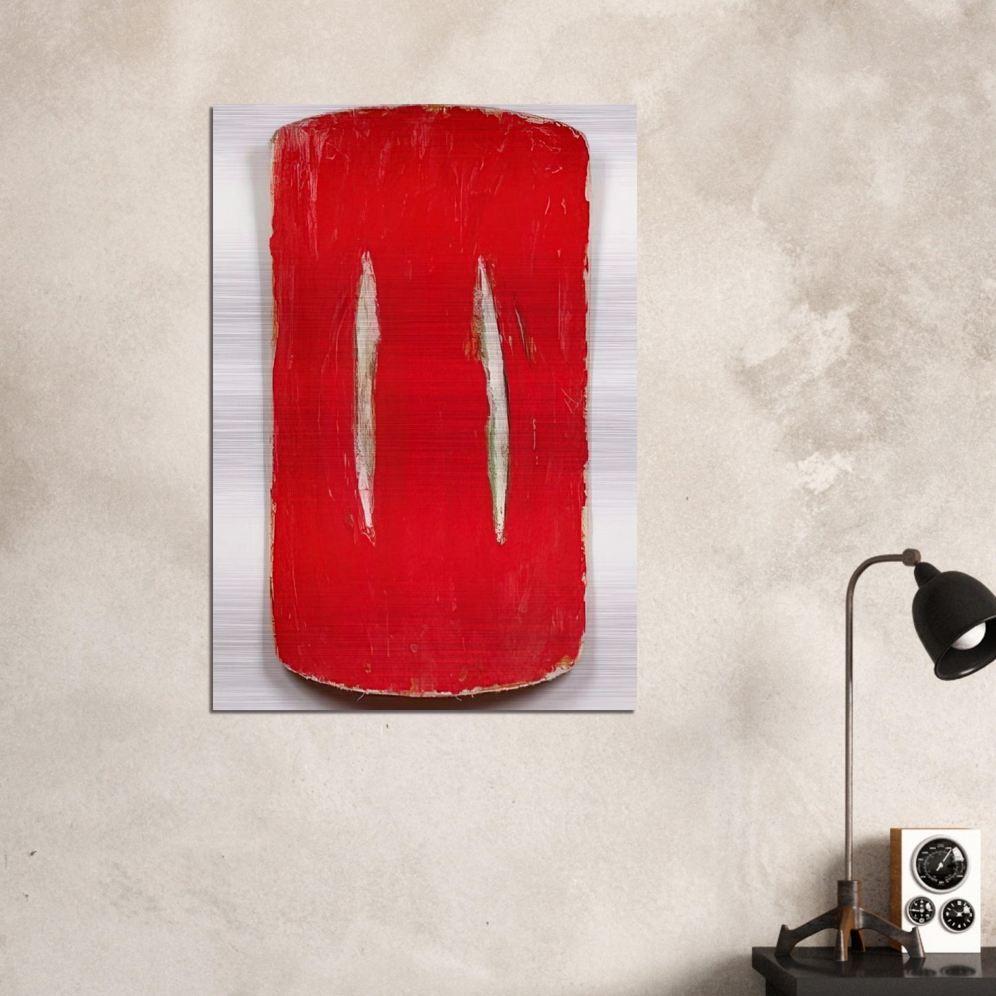 Old Flame - 1974 - Ron Gorchov Brushed Aluminum Print - 70x100 cm / 28x40 inches | Ron Gorchov Aluminum Print | Ron Gorchov Prints