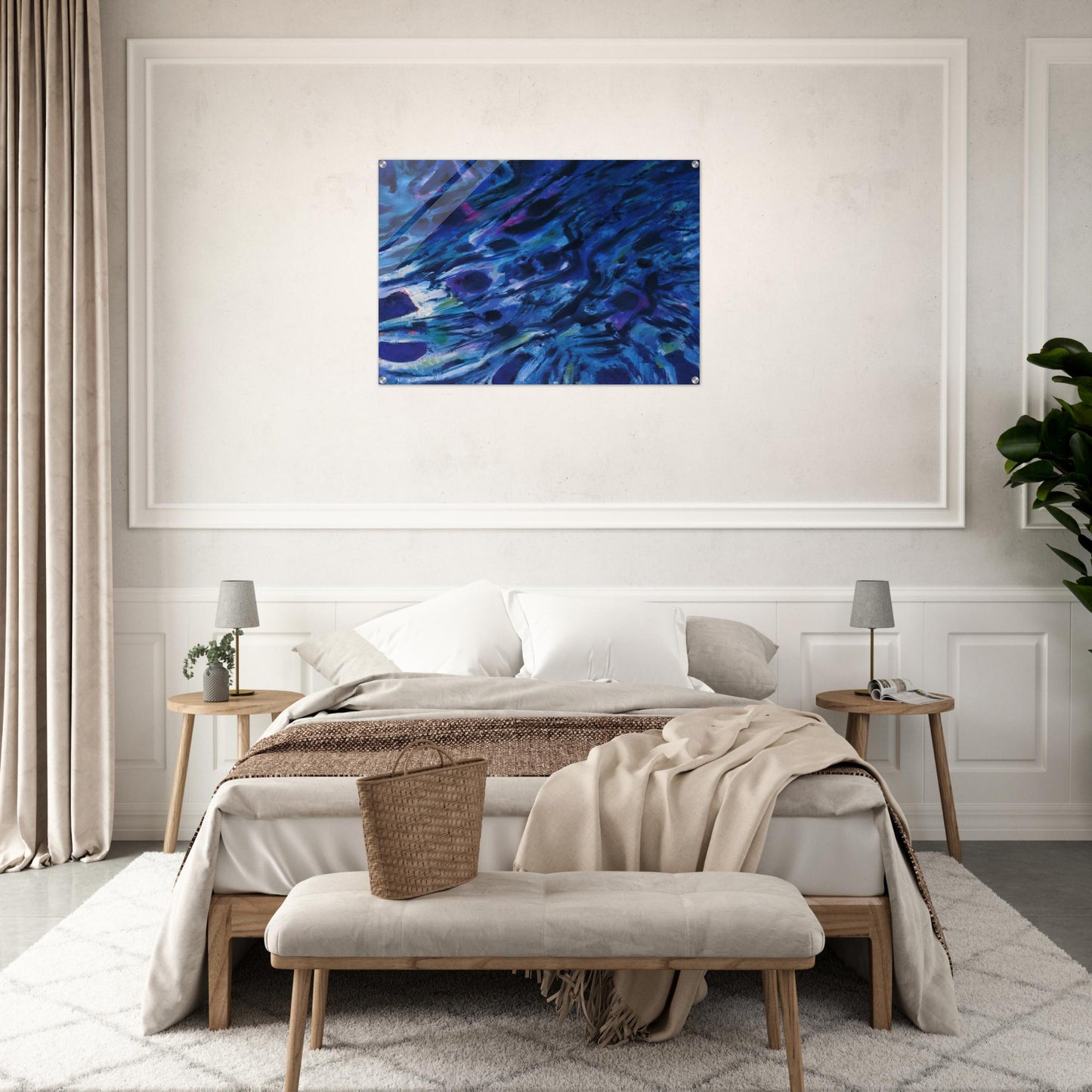 Eaux vives - 1979 - Alfred Manessier Acrylic Print - 70x100 cm / 28x40″ inches | Alfred Manessier Wall Art | Alfred Manessier Prints