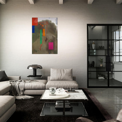 Lonely Journey - Hans Hofmann Brushed Aluminum Print - 70x100 cm / 28x40 inches | Hans Hofmann Aluminum Print | Hans Hofmann Prints