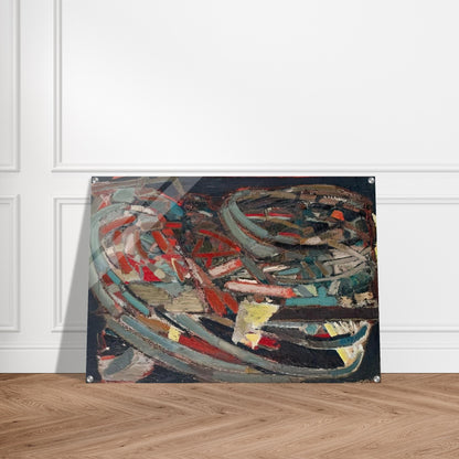 Composition - 1947 - Nicolas de Stael Acrylic Print - 70x100 cm / 28x40″ inches