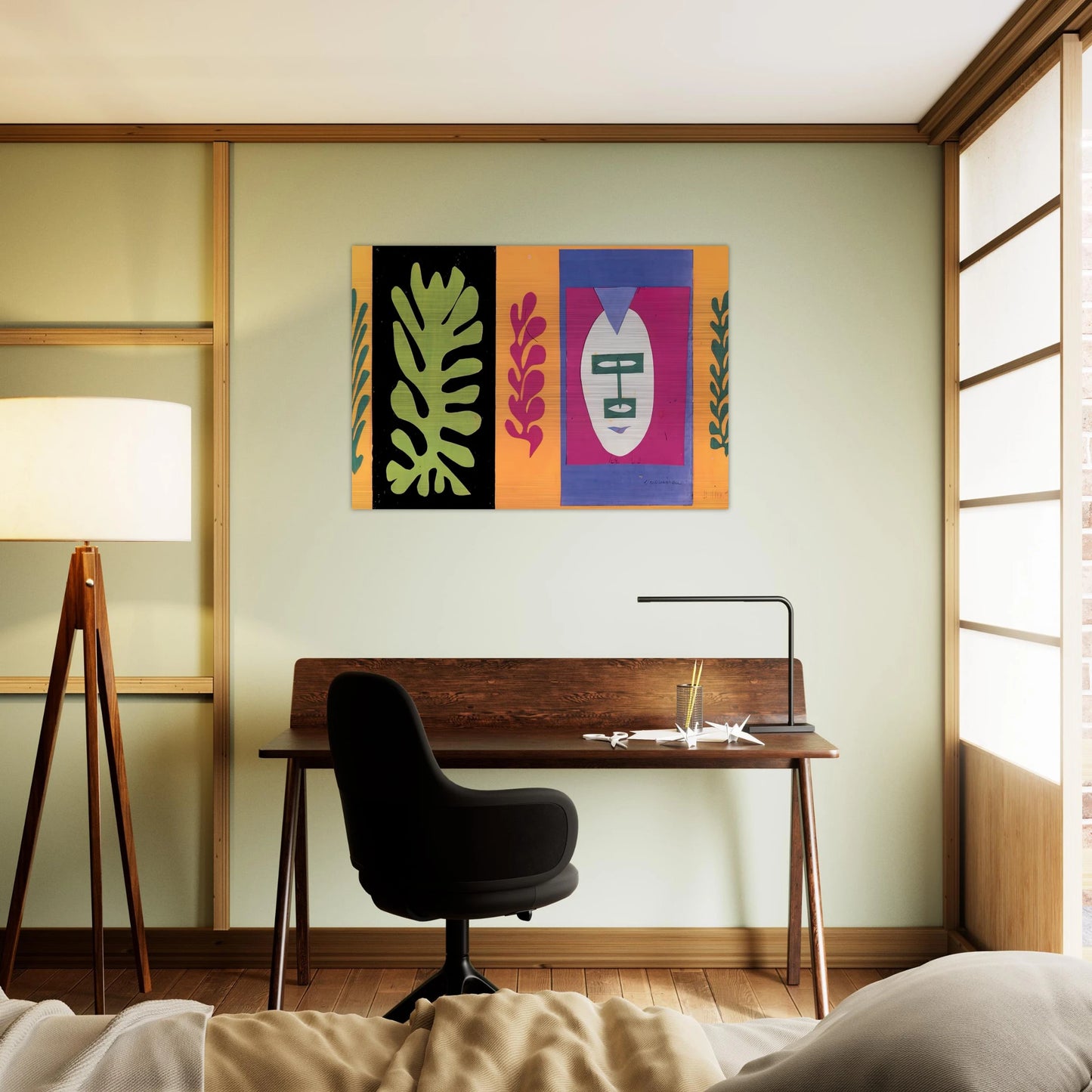 THE ESCHIMO 1947 - Henri Matisse Brushed Aluminum Print - 70x100 cm / 28x40 inches | Henri Matisse Aluminum Print | Henri Matisse Prints
