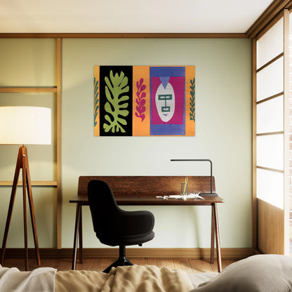 THE ESCHIMO 1947 - Henri Matisse Brushed Aluminum Print - 70x100 cm / 28x40 inches | Henri Matisse Aluminum Print | Henri Matisse Prints