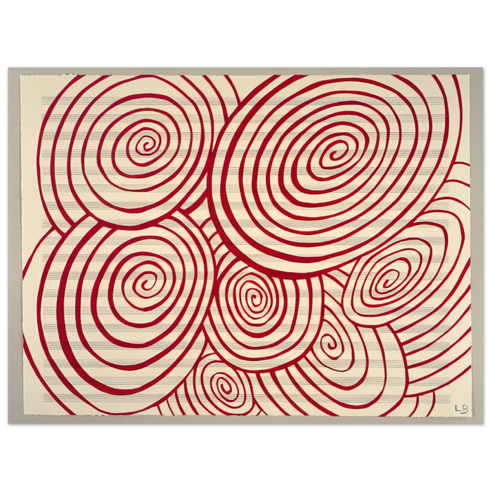 Louise Bourgeois - FUGUE 2003  75x100 cm / 30x40inches Fine Art Poster