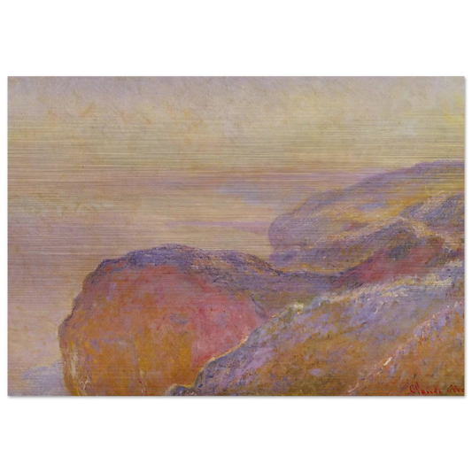 At Val-Saint-Nicolas near Dieppe in the Morning - claude monet Brushed Aluminum Print - 70x100 cm / 28x40 inches | claude monet Aluminum Print | claude monet Prints
