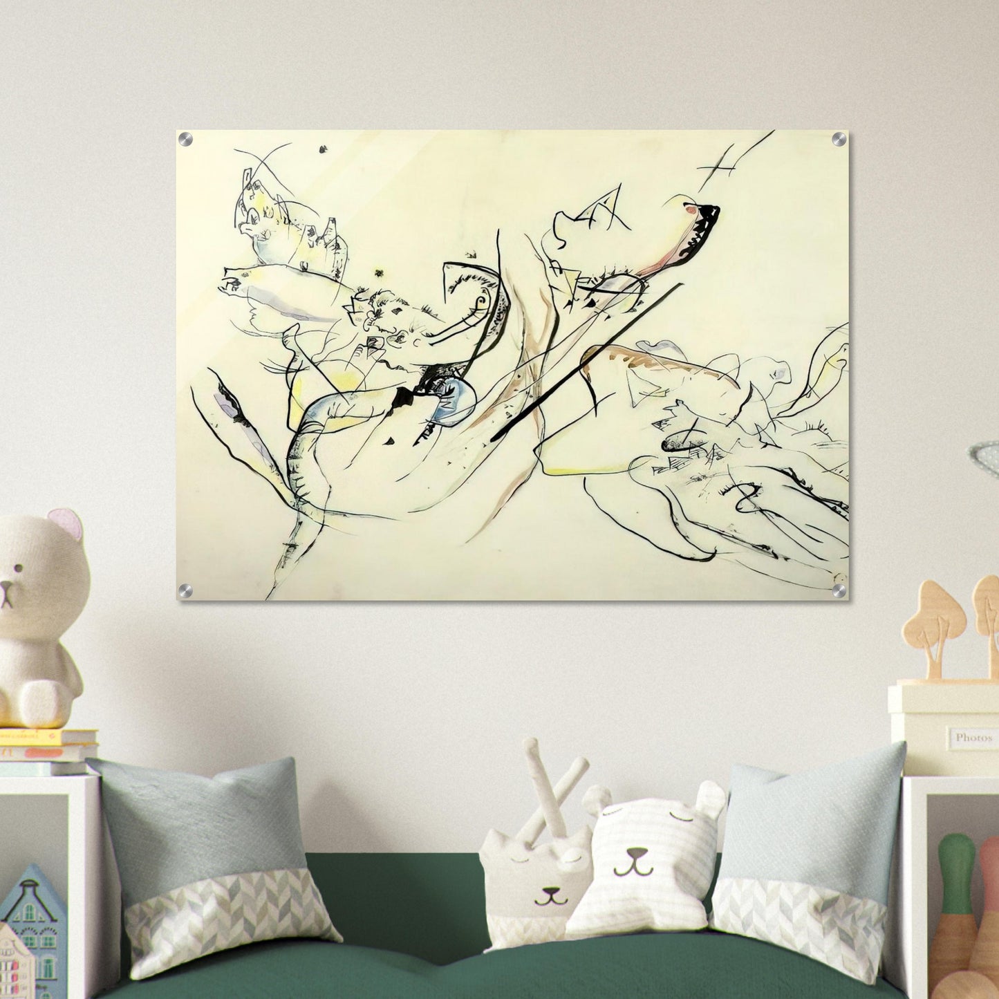 UNTITLED - Wassily Kandinsky Acrylic Print - 70x100 cm / 28x40″ inches