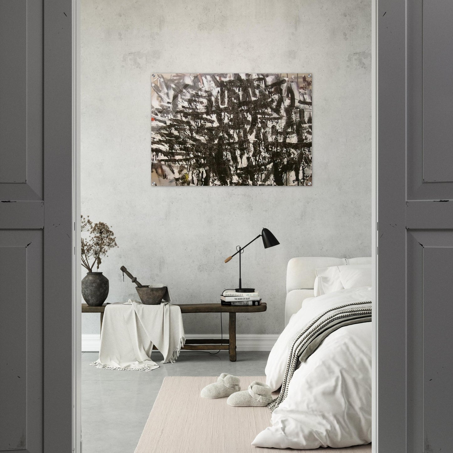 Listen - 2005 - Robert Goodnough Acrylic Print - 70x100 cm / 28x40″ inches