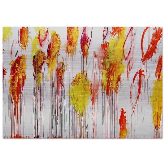 Lepanto, Part XII - Cy Twombly Brushed Aluminum Print - 70x100 cm / 28x40 inches | Cy Twombly Aluminum Print | Cy Twombly Prints