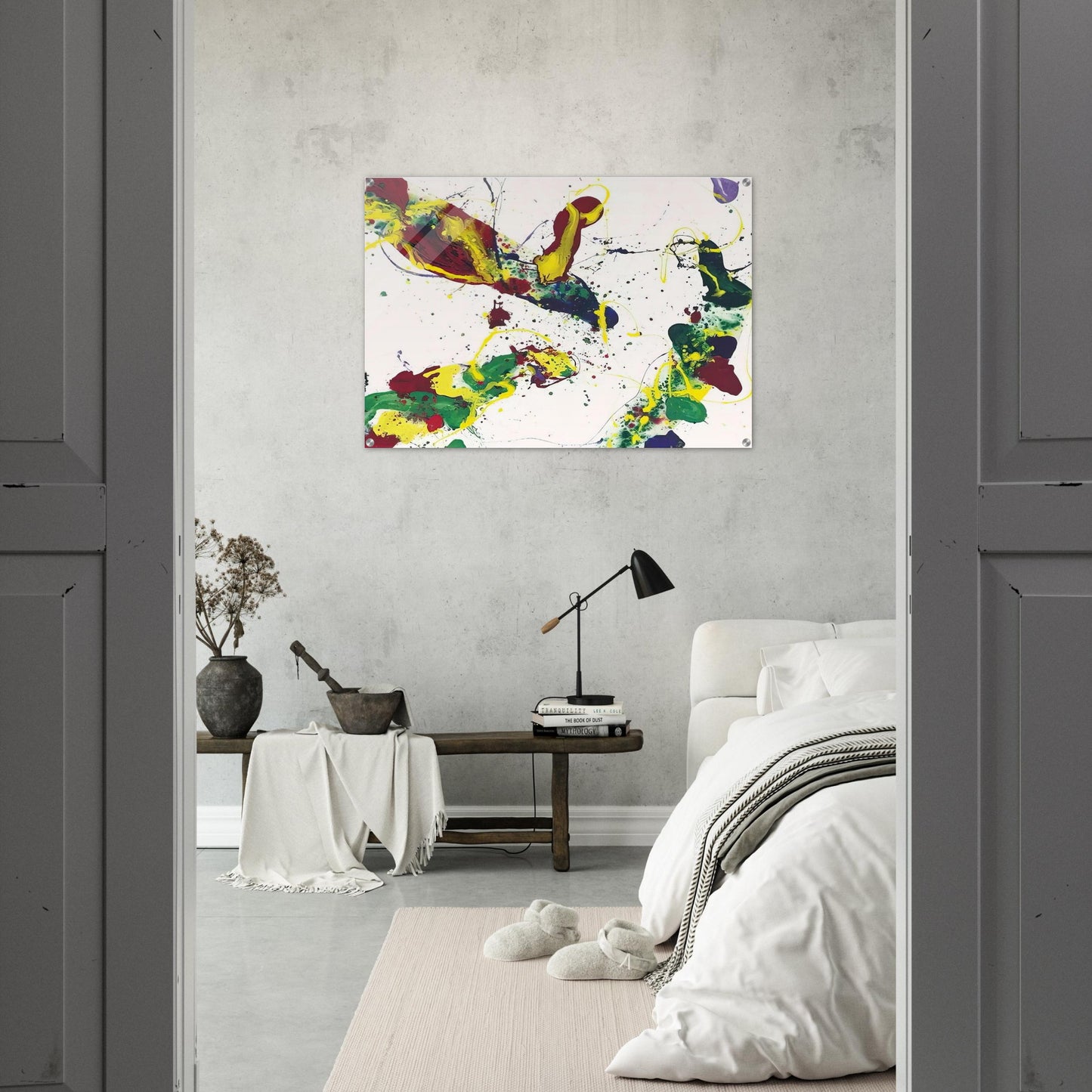 Hail Hailey - Sam Francis Acrylic Print - 70x100 cm / 28x40″ inches