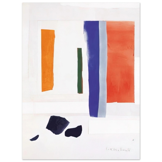 Esteban Vicente - UNTITLED 1978  75x100 cm / 30x40inches Fine Art Poster