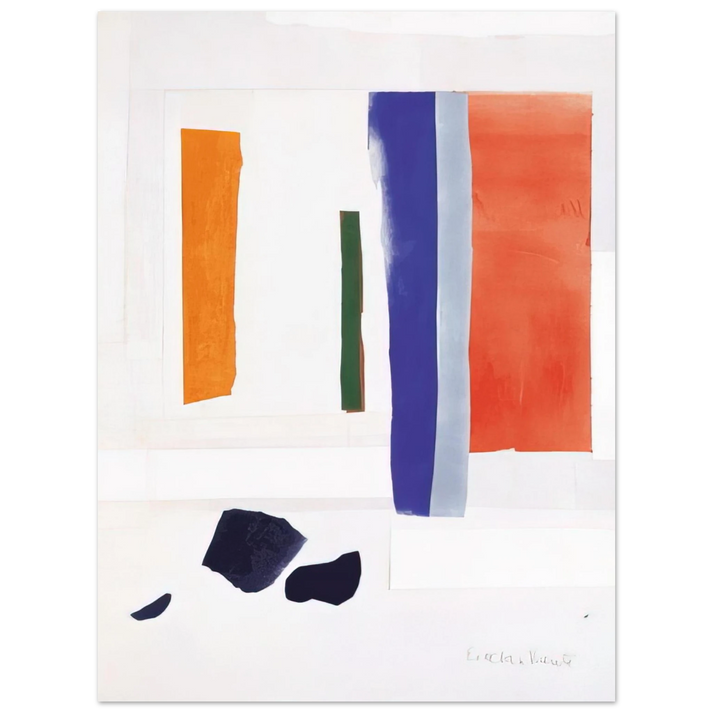 Esteban Vicente - UNTITLED 1978  75x100 cm / 30x40inches Fine Art Poster