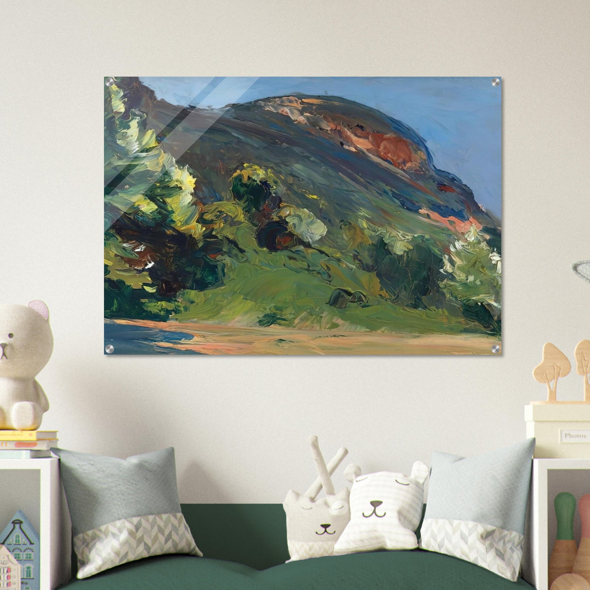 Bluff - Edward Hopper Acrylic Print - 70x100 cm / 28x40″ inches | Edward Hopper Wall Art | Edward Hopper Prints