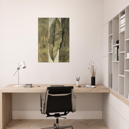 Leaf customs - Max Ernst Brushed Aluminum Print - 70x100 cm / 28x40 inches | Max Ernst Aluminum Print | Max Ernst Prints