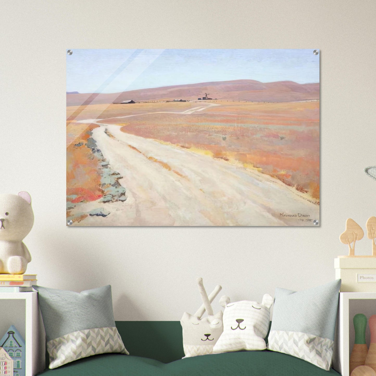 ABANDONED RANCH 1935 - Maynard Dixon Acrylic Print - 70x100 cm / 28x40″ inches