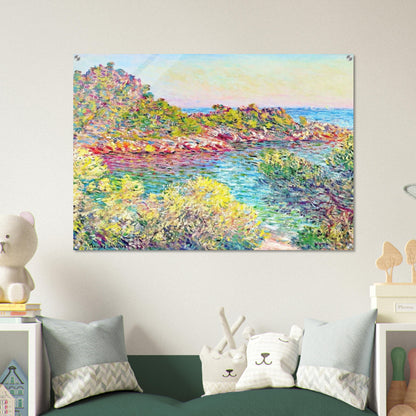 Landscape near Montecarlo - claude monet Acrylic Print - 70x100 cm / 28x40″ inches | claude monet Wall Art | claude monet Prints