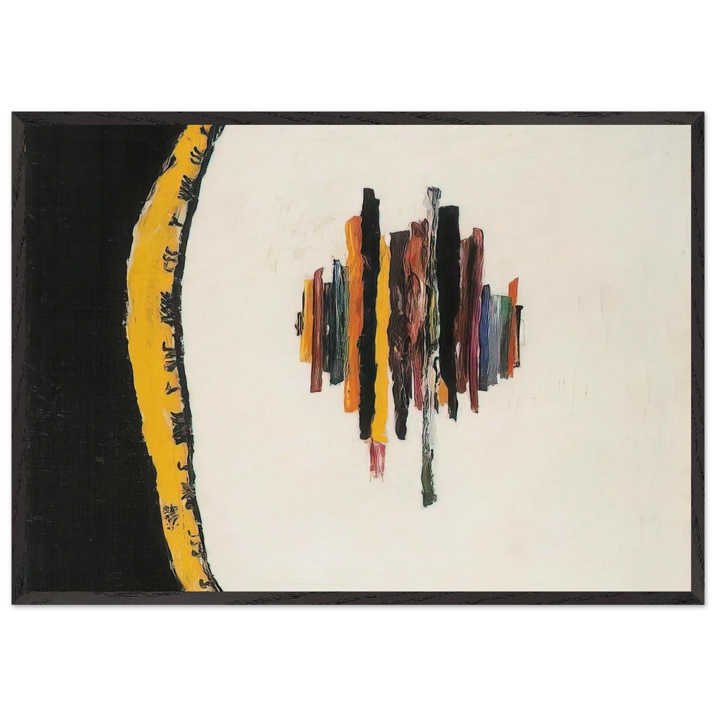Mind Crystal - 1946 - Forrest Bess 70x100 cm / 28x40 inches Framed Art Print – Black Wooden Frame