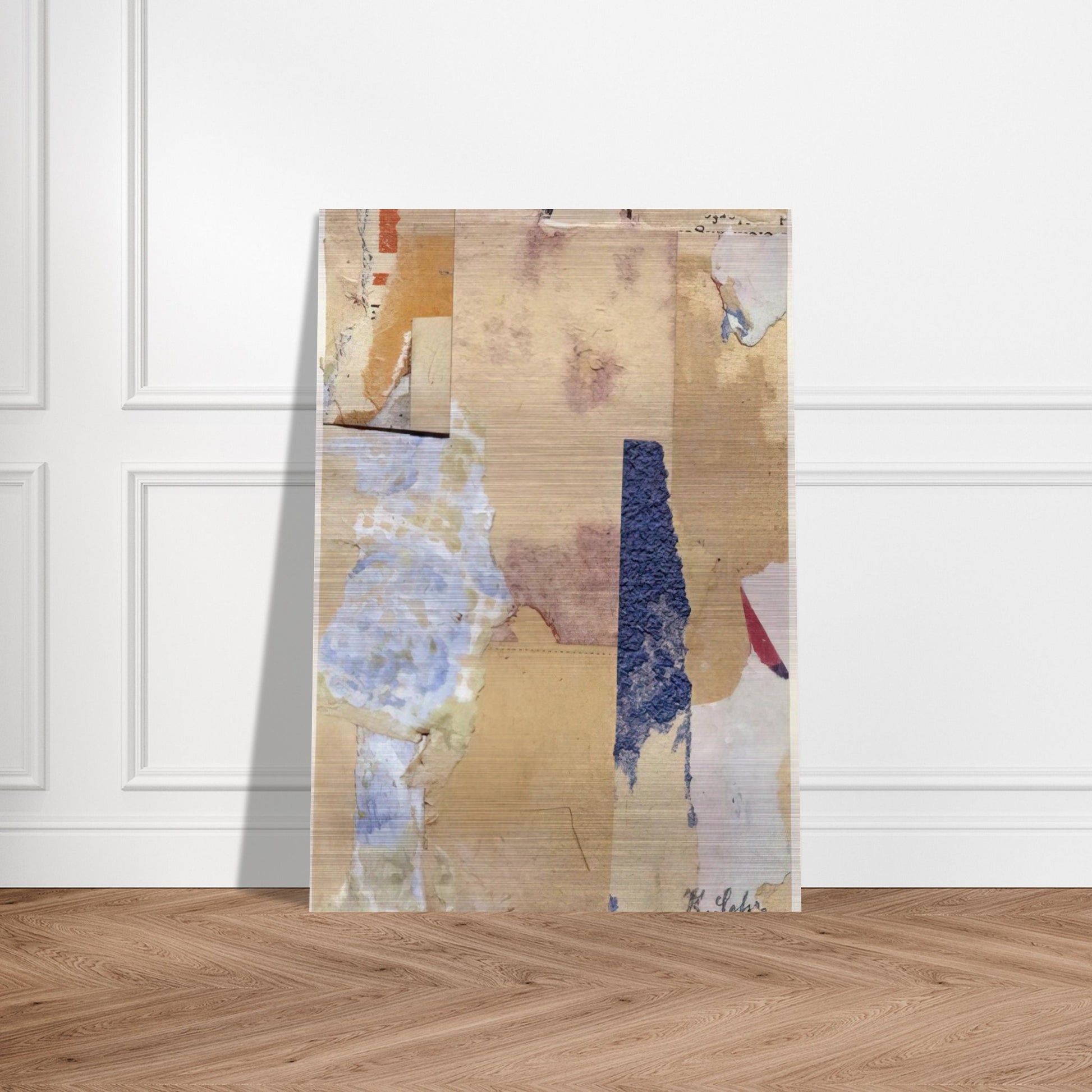 APHORISM 1923 - Kurt Schwitters Brushed Aluminum Print - 70x100 cm / 28x40 inches | Kurt Schwitters Aluminum Print | Kurt Schwitters Prints