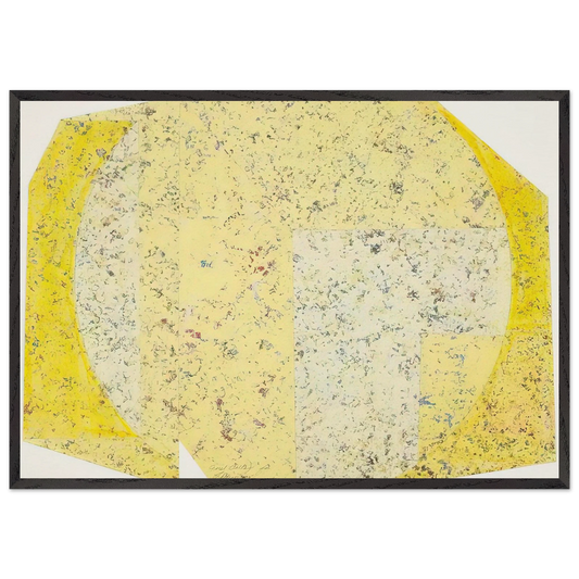 Lattice - Sam Gilliam 70x100 cm / 28x40 inches Framed Art Print – Black Wooden Frame