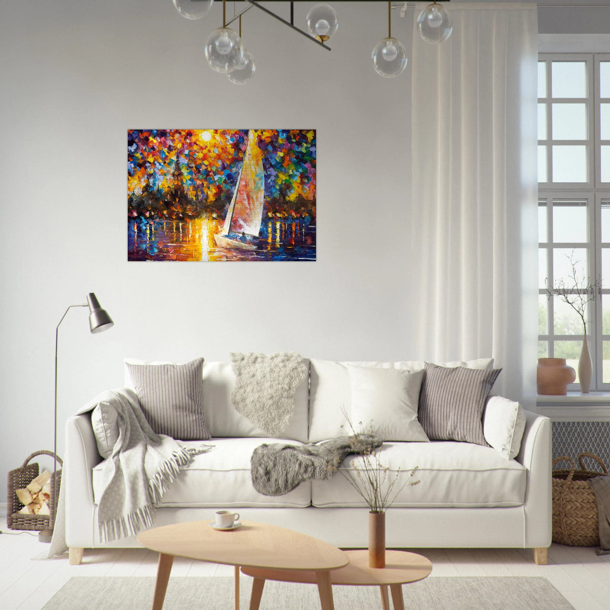 Leonid Afremov - Leonid Afremov Brushed Aluminum Print - 70x100 cm / 28x40 inches | Leonid Afremov Aluminum Print | Leonid Afremov Prints