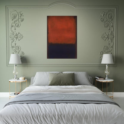 No. 14 - 1960 - Mark Rothko Brushed Aluminum Print - 70x100 cm / 28x40 inches | Mark Rothko Aluminum Print | Mark Rothko Prints