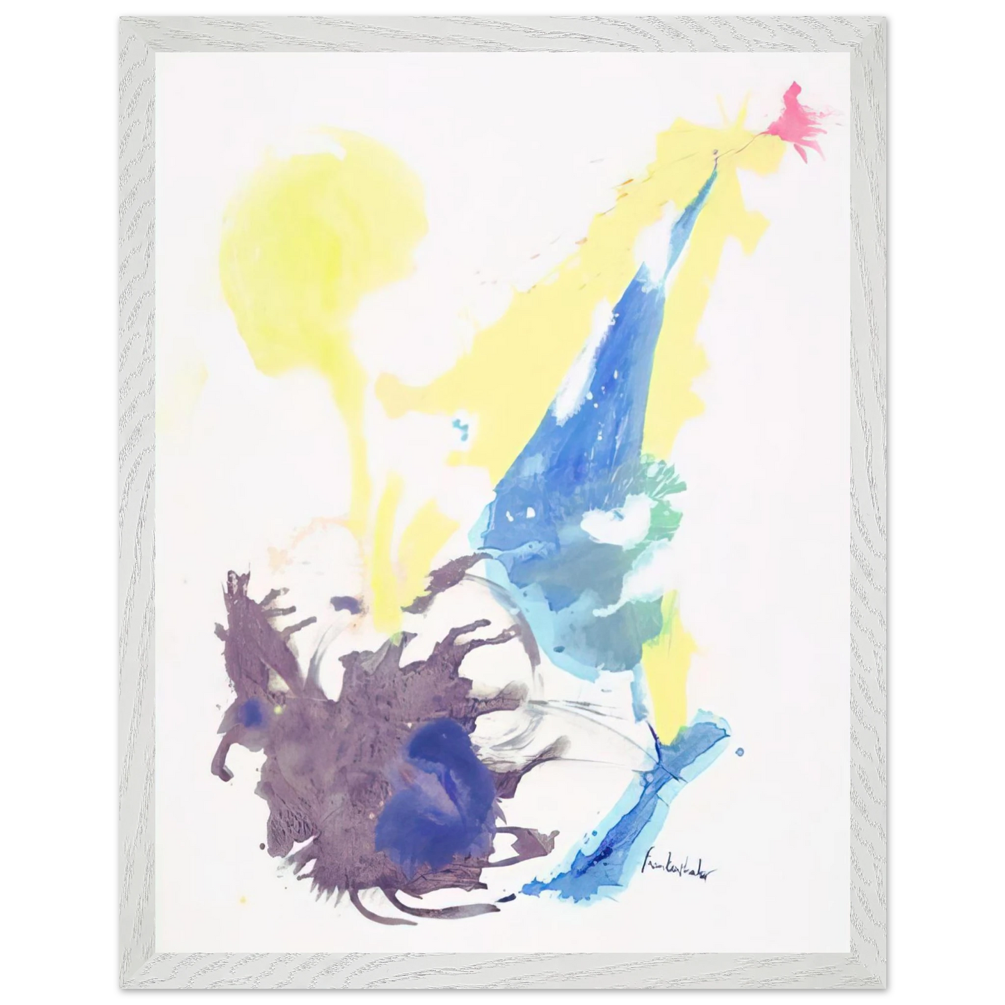 Helen Frankenthaler - Moving Day - 1961 Wall art - 70x100 cm / 28x40 inches - Fine Art Poster-canvas - -