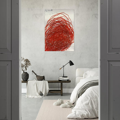Suma - Cy Twombly Brushed Aluminum Print - 70x100 cm / 28x40 inches | Cy Twombly Aluminum Print | Cy Twombly Prints