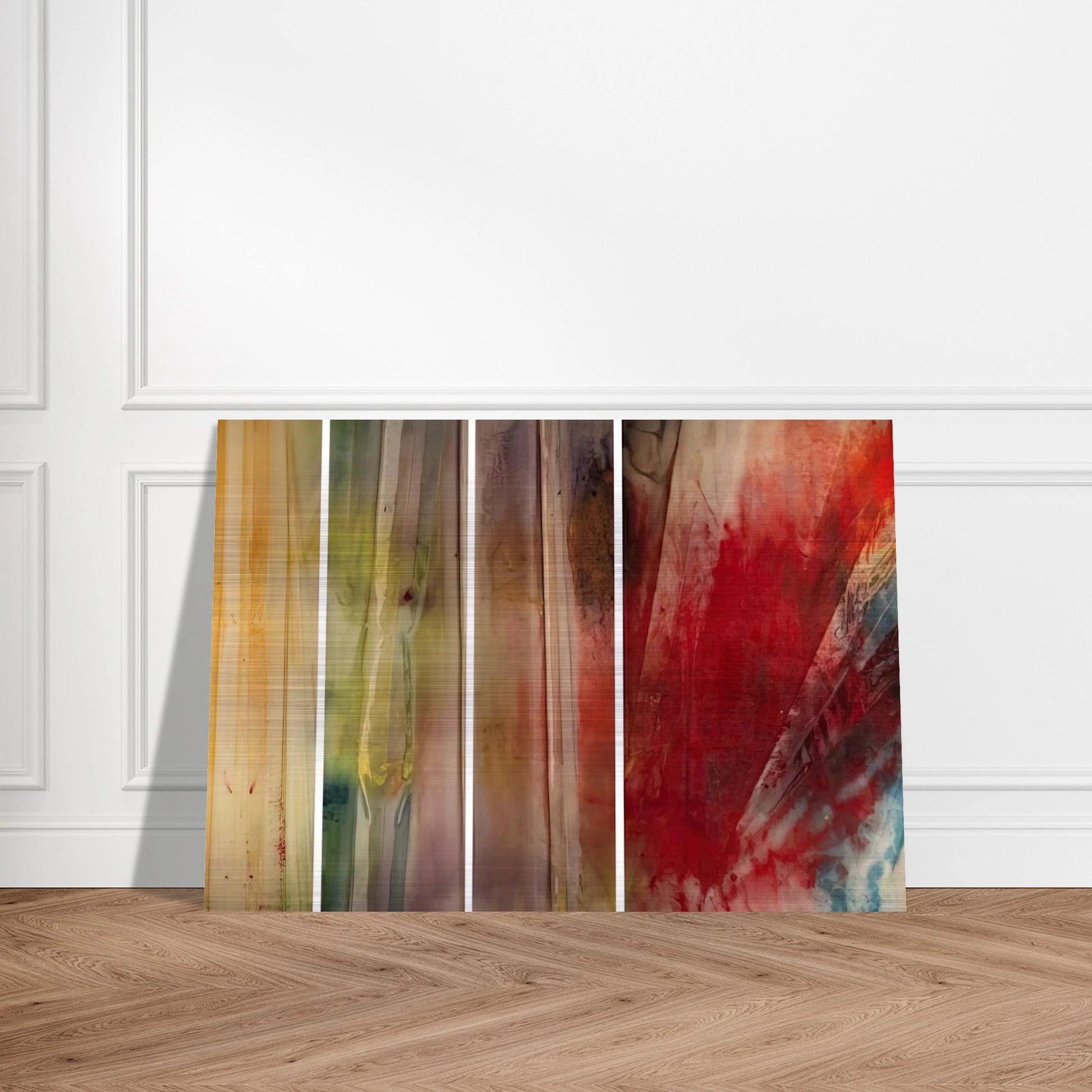 A Warmth, A Lightness, A Glow and Then - Sam Gilliam Brushed Aluminum Print - 70x100 cm / 28x40 inches | Sam Gilliam Aluminum Print | Sam Gilliam Prints