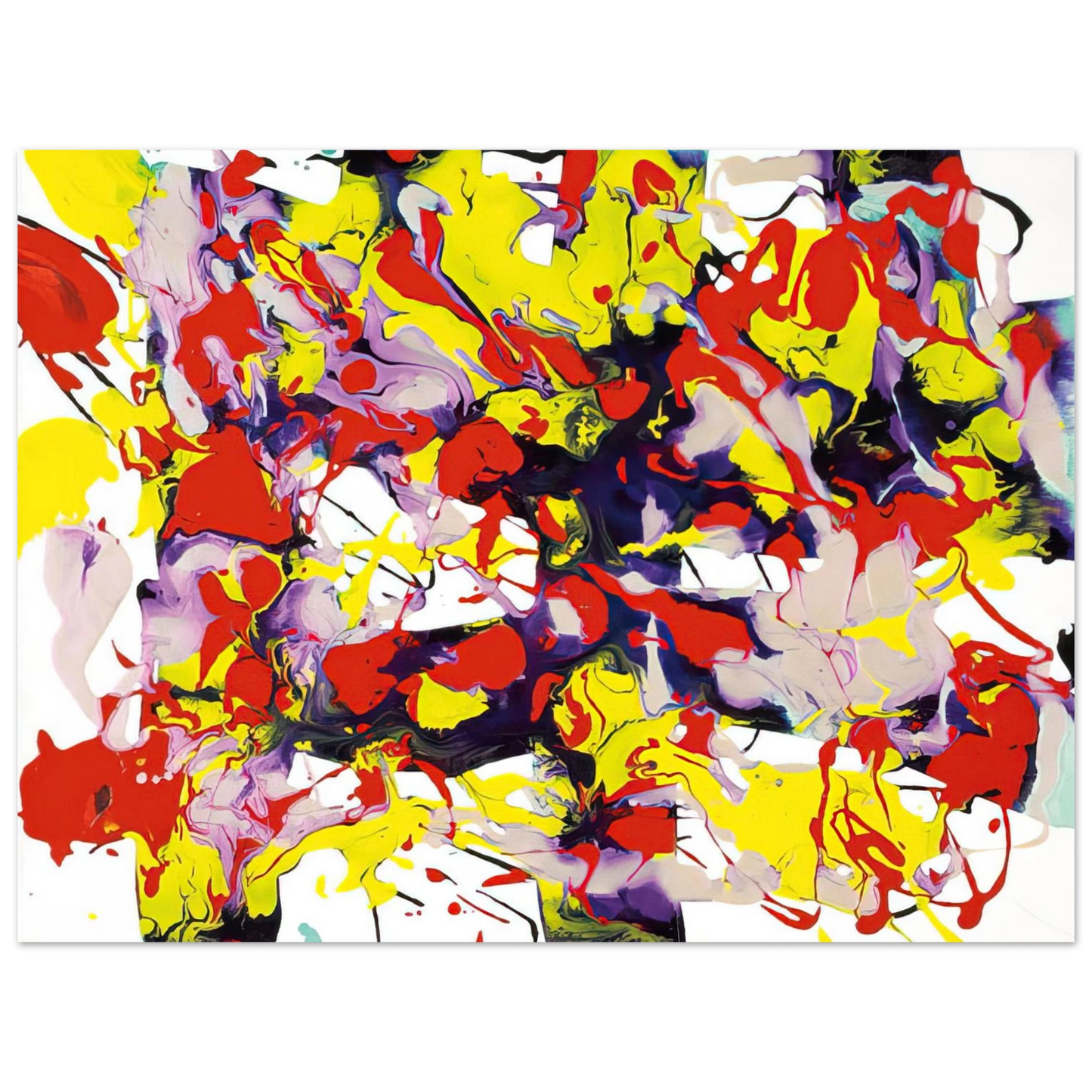 Sam Francis - Untitled  SFP94-69  SFF 1743   75x100 cm / 30x40inches Fine Art Poster