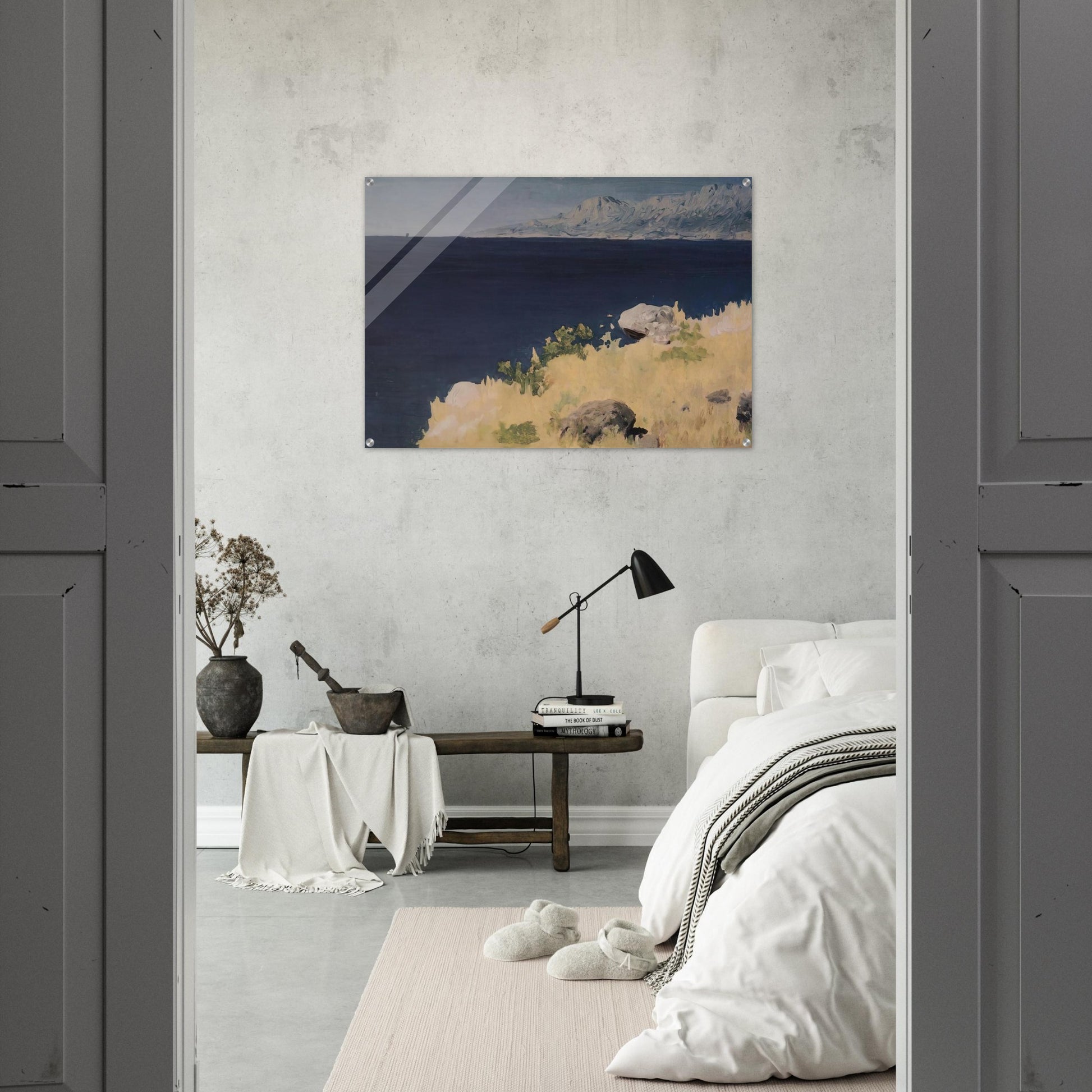 Sea coast. Crimea - Arkhyp Kuindzhi Acrylic Print - 70x100 cm / 28x40″ inches