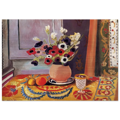 STILL LIFE 4 - Henri Matisse Brushed Aluminum Print - 70x100 cm / 28x40 inches | Henri Matisse Aluminum Print | Henri Matisse Prints