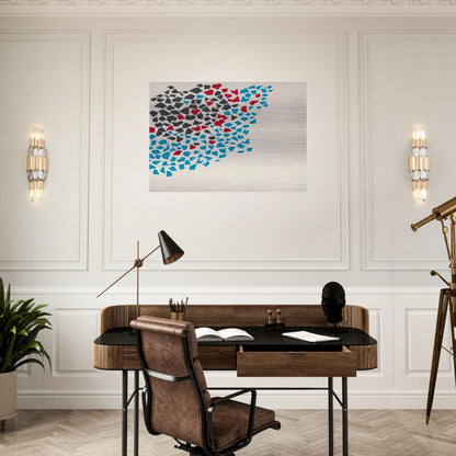 Abstract Composition - 1980 - Robert Goodnough Brushed Aluminum Print - 70x100 cm / 28x40 inches | Robert Goodnough Aluminum Print | Robert Goodnough Prints