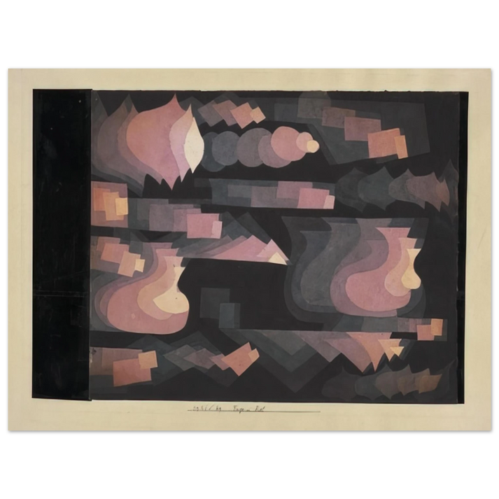 Paul Klee - ADD IN RED 1921  75x100 cm / 30x40inches Fine Art Poster