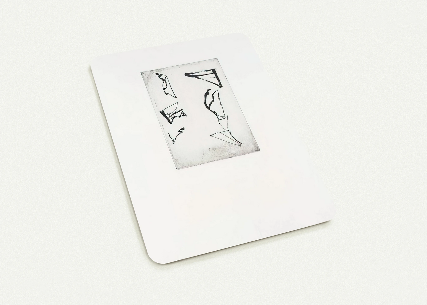 Etchings to Rexroth #1 - 1986 By Brice Marden Pack of 10 Post Cards | Brice Marden Post Cards | A6 (10.5 x 14.8 cm) - 4.1 x 5.8 inches