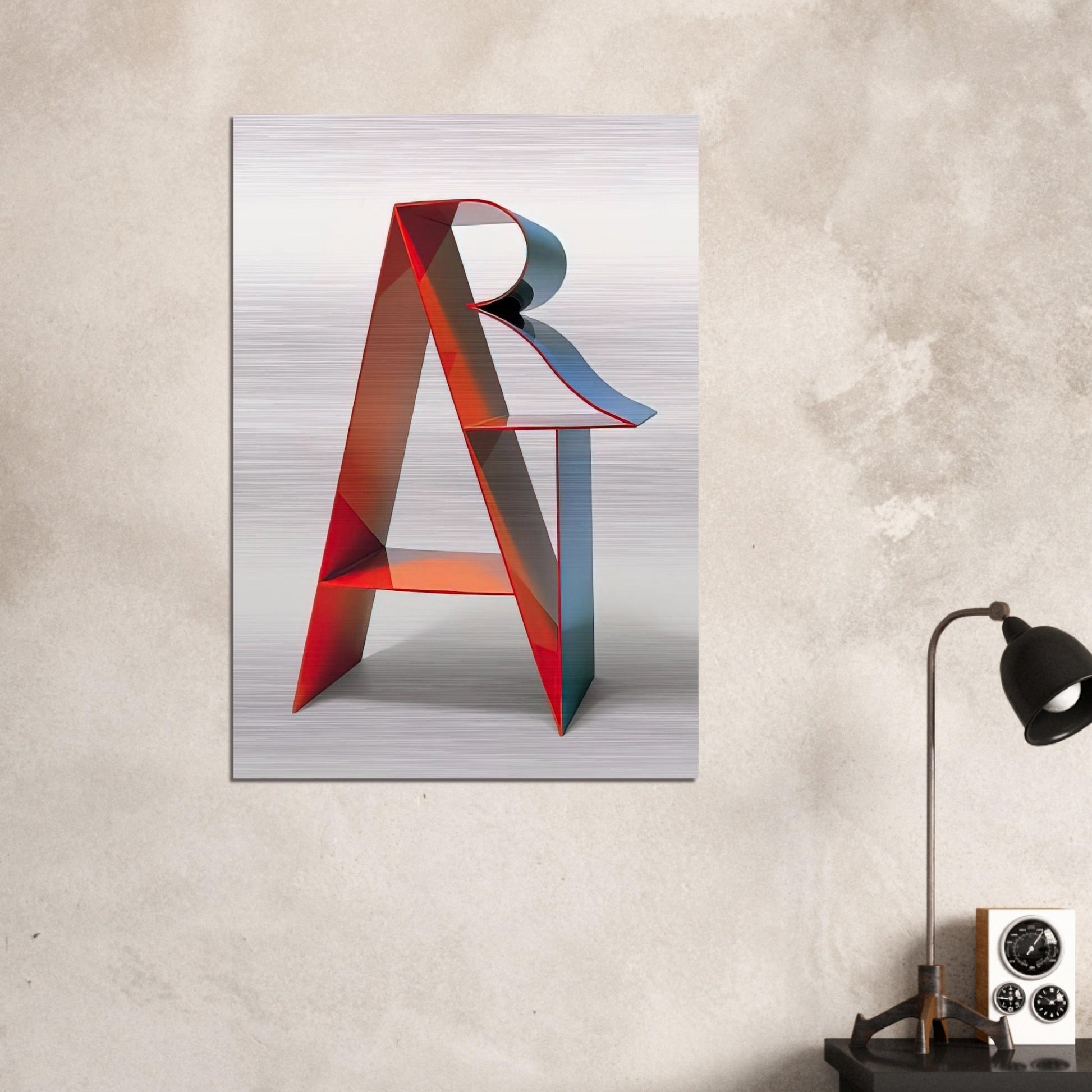 Art - Robert Indiana Brushed Aluminum Print - 70x100 cm / 28x40 inches | Robert Indiana Aluminum Print | Robert Indiana Prints