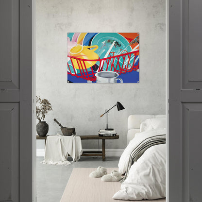 Dishes - James Rosenquist Acrylic Print - 70x100 cm / 28x40″ inches