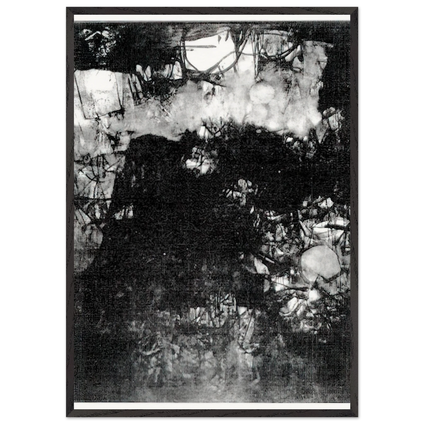 Untitled - 1951 N5 - Edward Corbett 70x100 cm / 28x40 inches Framed Art Print – Black Wooden Frame