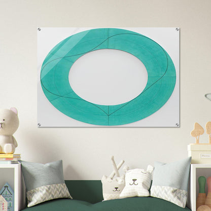 RING IMAGE C 2008 - Robert Mangold Acrylic Print - 70x100 cm / 28x40″ inches
