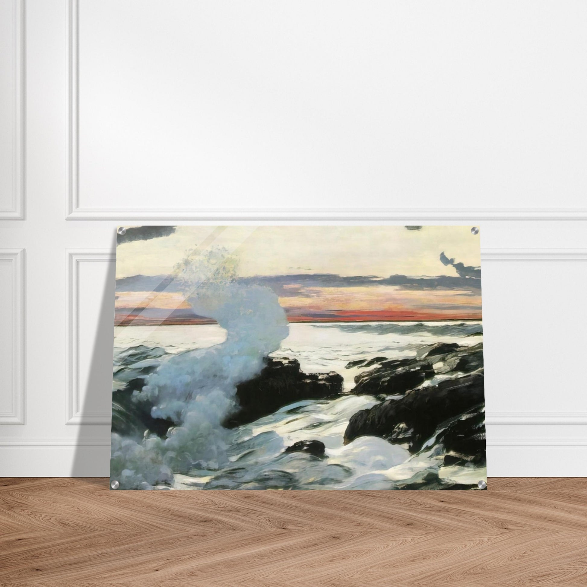 WEST POINT PROUT S NECK - Winslow Homer Acrylic Print - 70x100 cm / 28x40″ inches