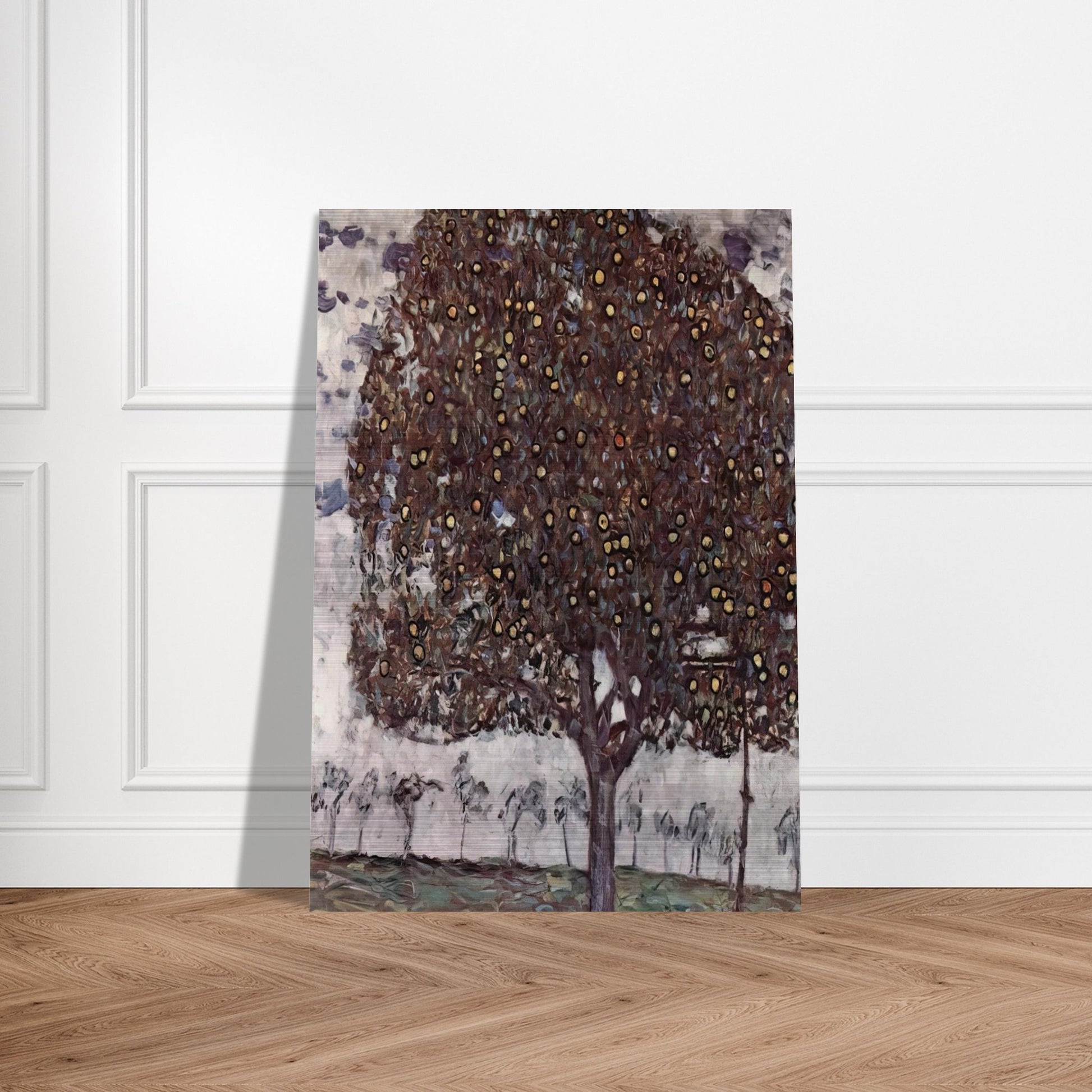 APPLE TREE II - Gustav Klimt Brushed Aluminum Print - 70x100 cm / 28x40 inches | Gustav Klimt Aluminum Print | Gustav Klimt Prints