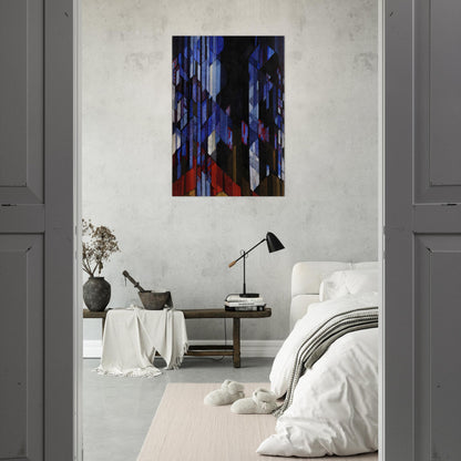 Cathedral - Frantisek Kupka Brushed Aluminum Print - 70x100 cm / 28x40 inches | Frantisek Kupka Aluminum Print | Frantisek Kupka Prints