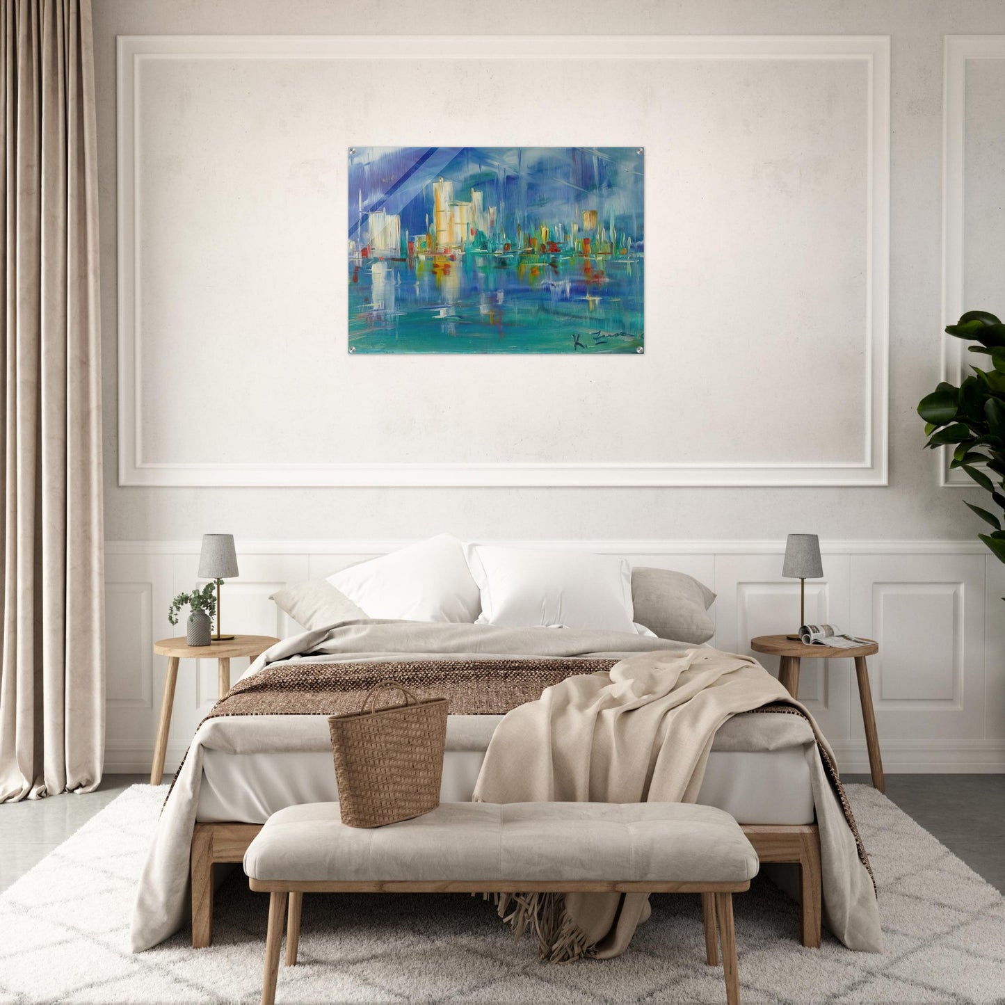 Untitled - 1985 - Konrad Zuse Acrylic Print - 70x100 cm / 28x40″ inches | Konrad Zuse Wall Art | Konrad Zuse Prints