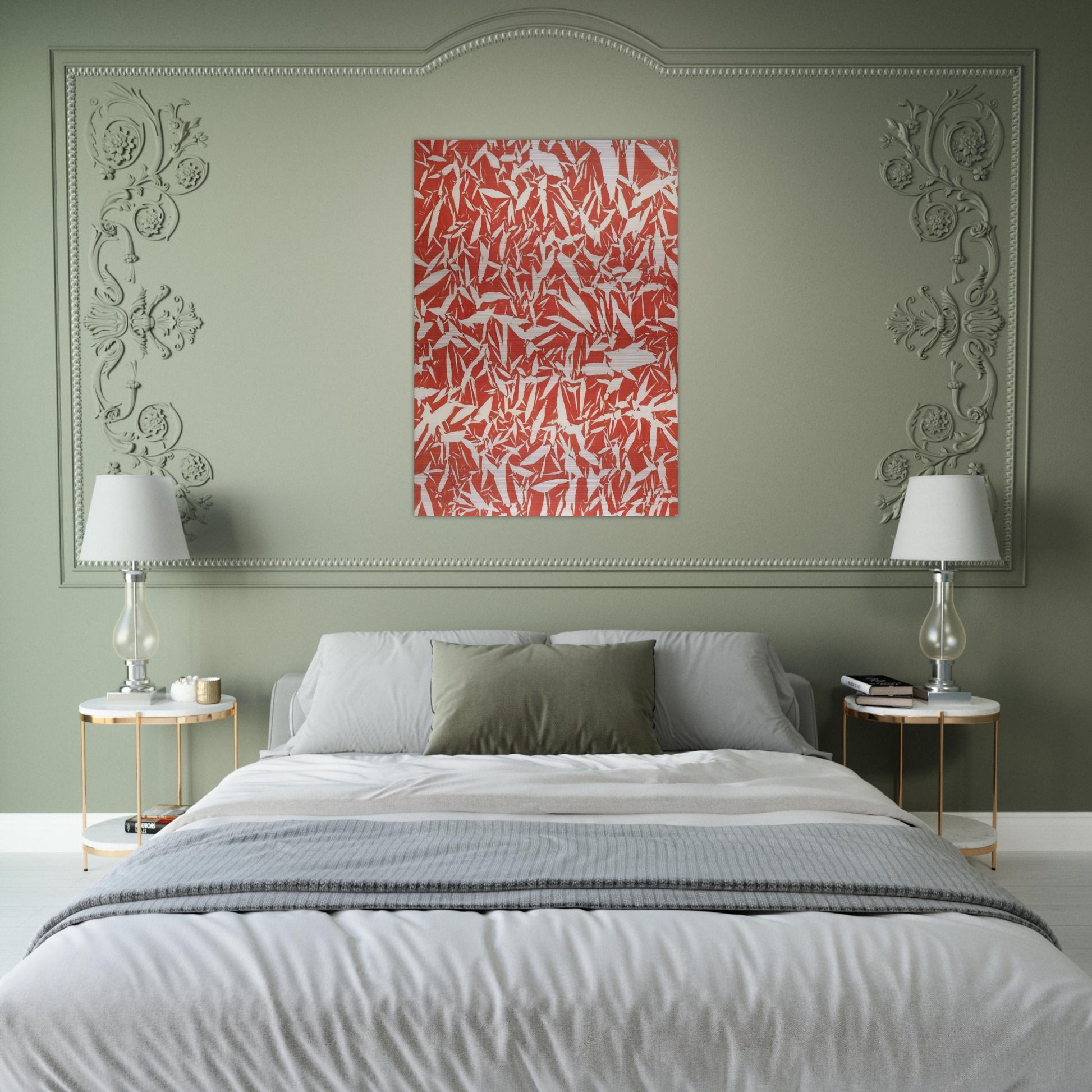 Study - 1969 - Simon Hantai Brushed Aluminum Print - 70x100 cm / 28x40 inches | Simon Hantai Aluminum Print | Simon Hantai Prints