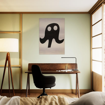 Mustache Hat - Jean Arp Brushed Aluminum Print - 70x100 cm / 28x40 inches | Jean Arp Aluminum Print | Jean Arp Prints