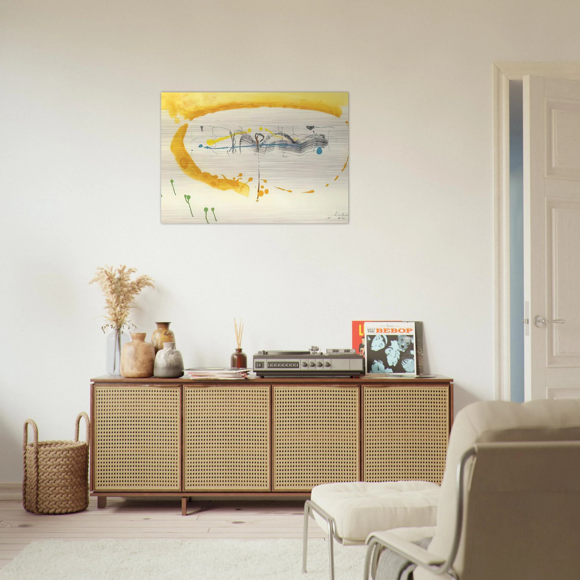 Making Music - 2000 - Helen Frankenthaler Brushed Aluminum Print - 70x100 cm / 28x40 inches | Helen Frankenthaler Aluminum Print | Helen Frankenthaler Prints